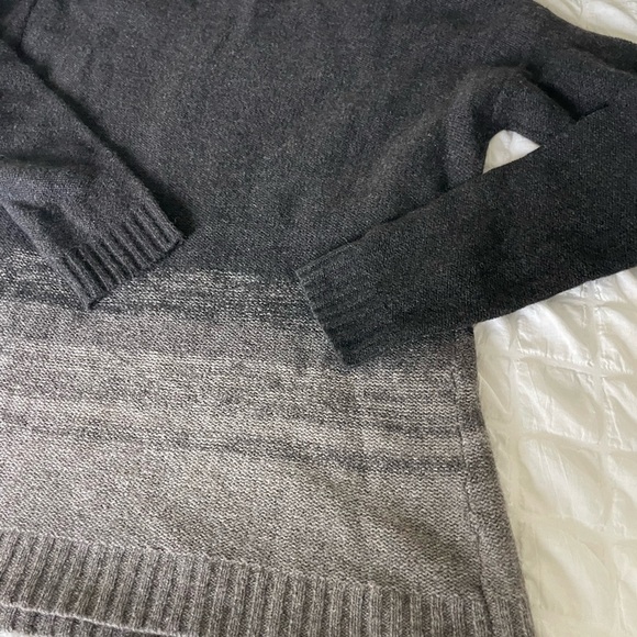 Eileen Fisher Yak Wool Silk Crew Neck Sweater with Ombre - Picture 13 of 13